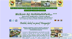 Desktop Screenshot of hellohallopark.eu